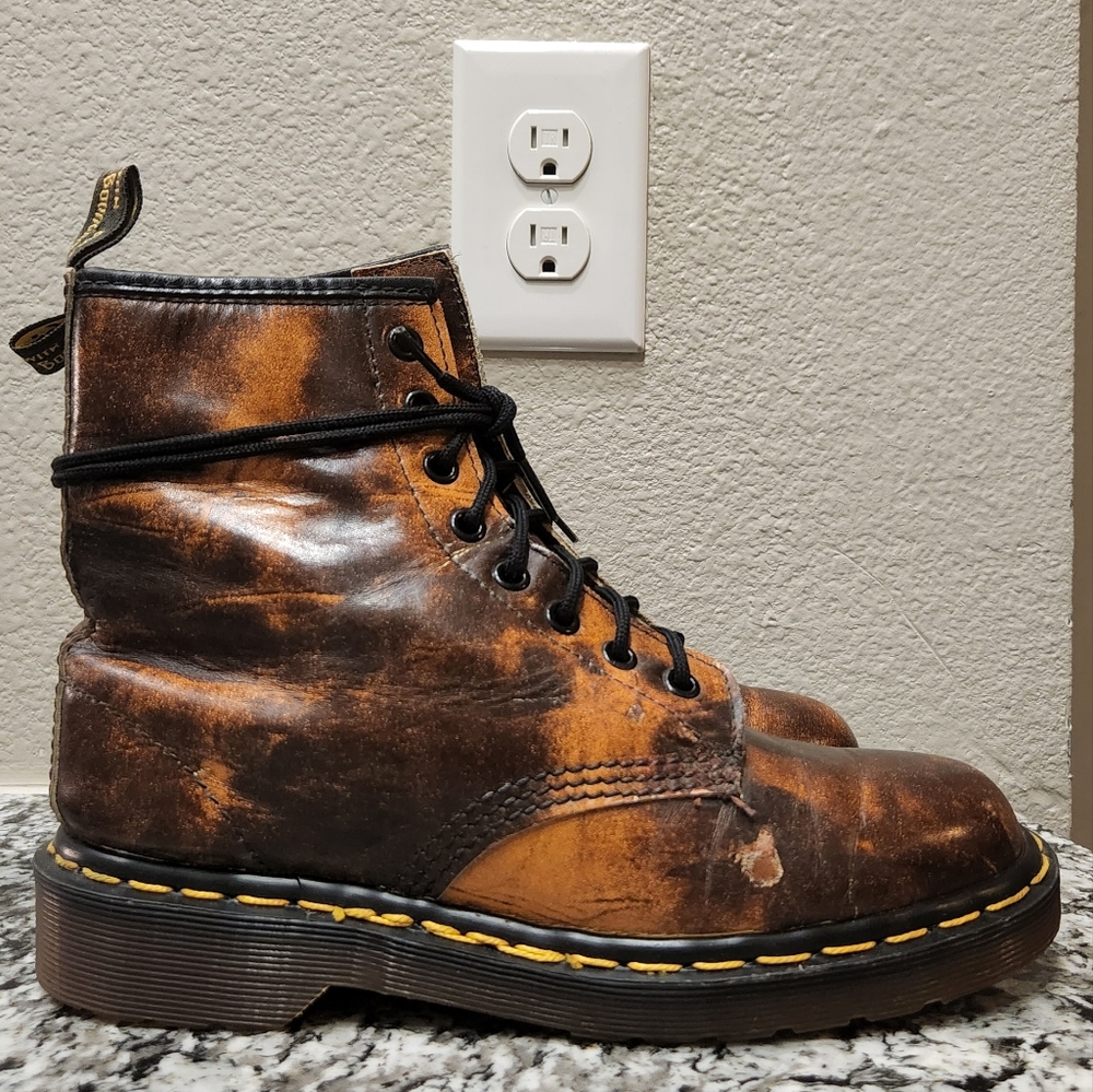 SOLD Vintage Dr. Martens Brown Rub Off
